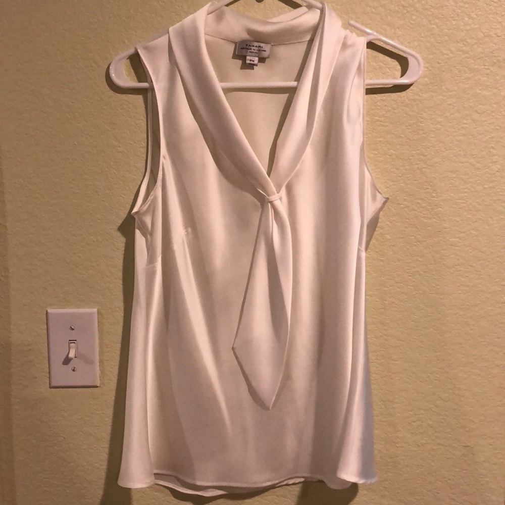 Tahati White Work Tank Petite Medium